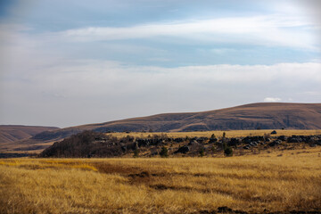 landscape with mountains