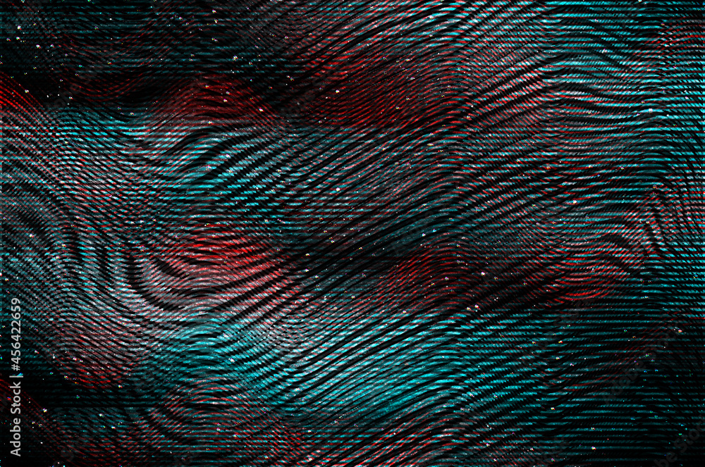 Poster tv glitch psychedelic noise background old vhs screen error digital pixel noise abstract design comp