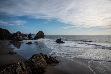 Obraz premium sunset on the beach