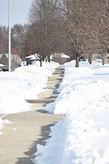 Shoveled Sidewalk