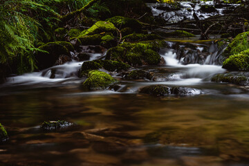 allerheiligen waterfalls of the black forest (Schwarzwald), Baden-Wuerttemberg, Germany