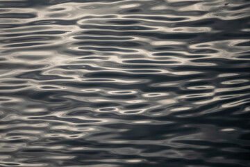 water texture. water reflection texture background. Dark background, High resolution background of...