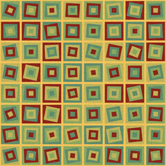 Abstract Geometric Pattern generative computational art illustration