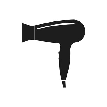 recommend clip art: Hair dryer icon. Vector. Flat design. Isolated.