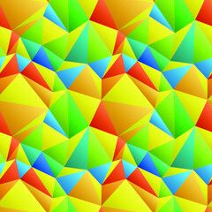 Bright vector texture from polygons with a gradient.