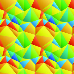 Bright vector texture from polygons with a gradient.