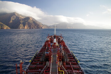 deck of the tanker