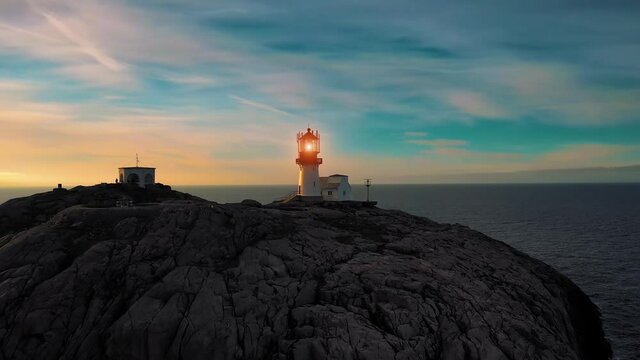 Coastal lighthouse. Lindesnes Lighthouse is a coastal lighthouse at the southernmost tip of Norway