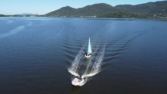 Lagoa da Concei&ccedil;&atilde;o Barco Florianopolis