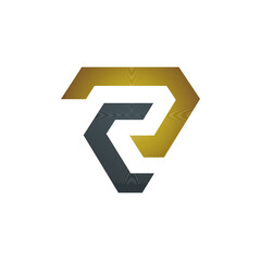 Logo R C Initial