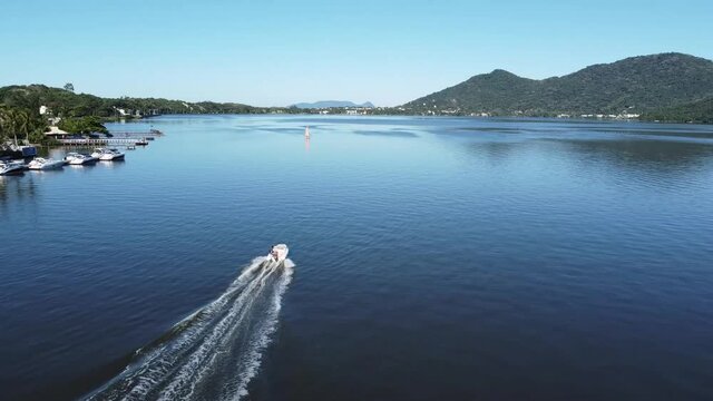 Lagoa da Concei&ccedil;&atilde;o Barco Florianopolis
