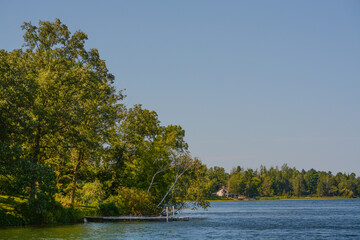 A view of Straight Lake in Park Rapids, Becker County, Minnesota