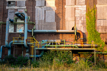 old rusty machinery
