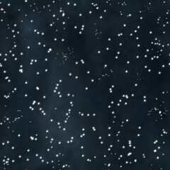 Seamless pattern night sky stars