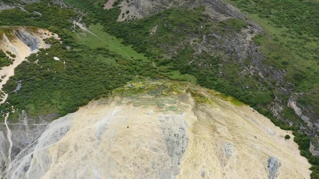 aerial view of moutain 