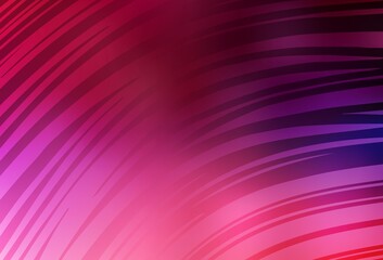 Dark Purple, Pink vector abstract blurred background.
