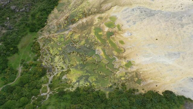 aerial view of moutain 