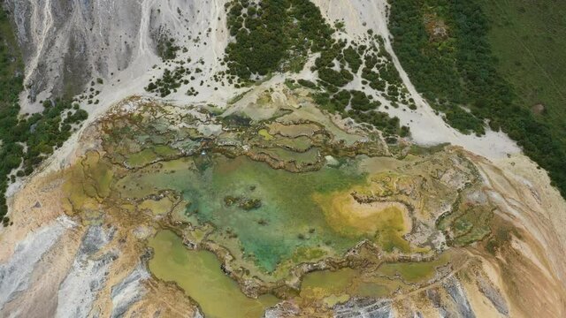 aerial view of moutain 