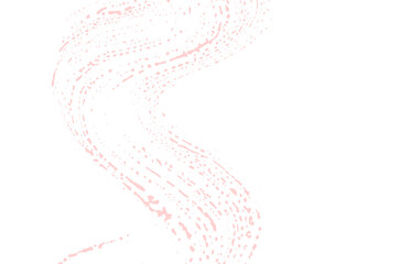 Grunge texture. Distress pink rough trace. Favorab