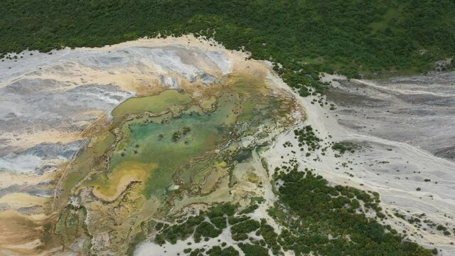 aerial view of moutain 