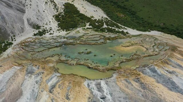 aerial view of moutain 