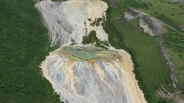 aerial view of moutain 