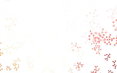 Light Pink vector pattern with artificial intelligence network.