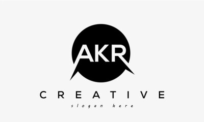 AKR creative circle letter logo design victor