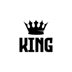 Vintage Crown Logo Royal King Queen logo