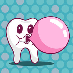 Bubble Gum Tooth