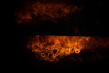 Flames with sparks,Fire flames Burning red hot sparks realistic abstract background,Fire flames.