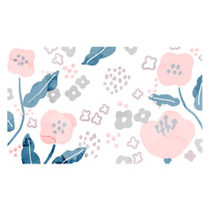 北欧風の水彩背景素材ベクター