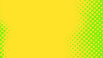 Abstract dots halftone green yellow colors pattern gradient texture background.
