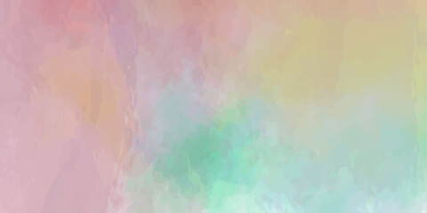 Fototapeta premium Abstract watercolor paint background by teal color blue and green with liquid fluid texture for background, banner