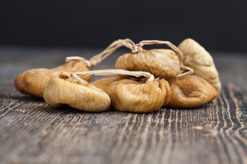 dried yellow sweet fruit figs