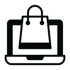 e commerce black filled line design, SEO and web flat design for mobile concepts and web apps. Collection of modern infographic logo and pictogram.