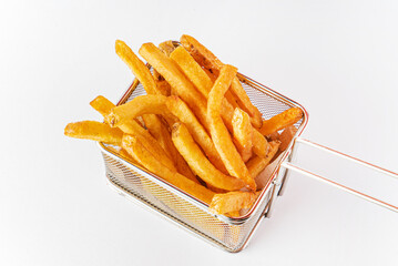french fries in the basket