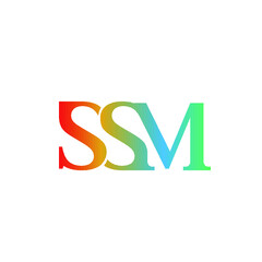 Single Initial Letter S S M Icon