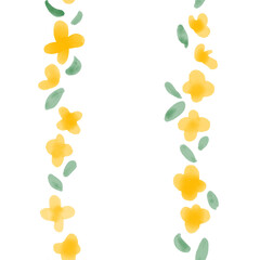 金木犀のイラスト　シームレス　ベクター素材