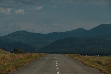 Road to Tyungur in the Republic of Altai