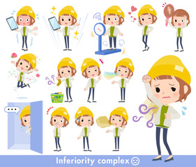 劣等感に関するカジュアルファッション女性のセット