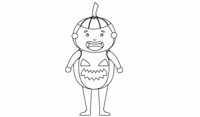 halloween coloring  character