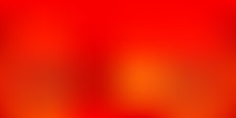 Dark Red, Yellow vector blurred texture.