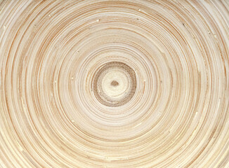 Round wooden background. Wood texture.