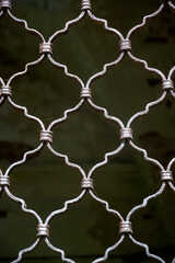 Fototapeta premium metal window grating