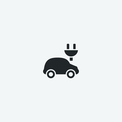 Car_charging vector icon illustration sign