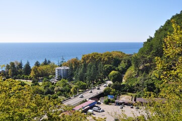 view of the coast of the sea