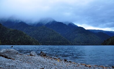 lake in mountains