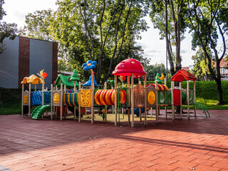children playground in the park