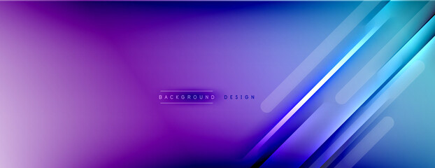 Abstract background. Shadow lines on bright shiny gradient background.